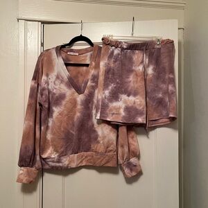 Women two piece lounge set